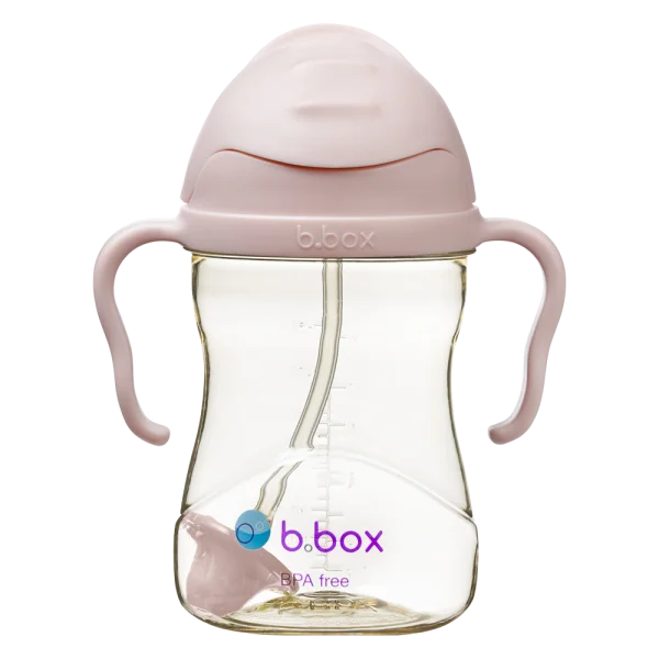 Bình nước PPSU 360 độ cho bé tập uống nước Bbox 240ml (blush)