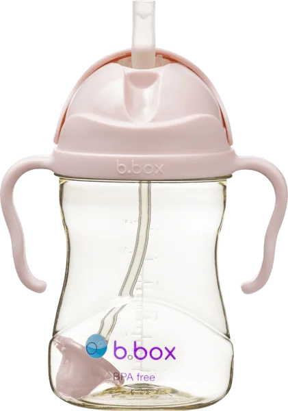 Bình nước PPSU 360 độ cho bé tập uống nước Bbox 240ml (blush)