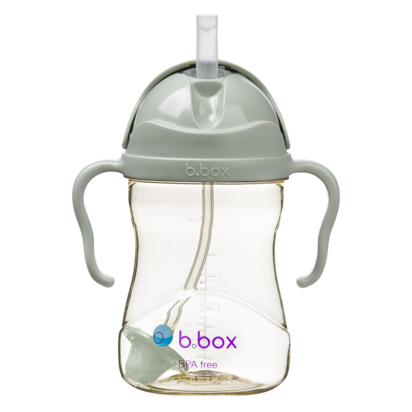 Bình nước PPSU 360 độ  cho bé tập uống nước Bbox 240ml (sage)