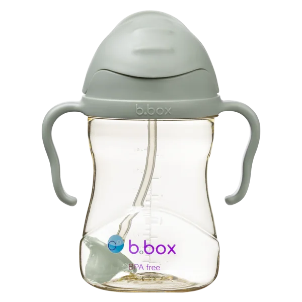 Bình nước PPSU 360 độ  cho bé tập uống nước Bbox 240ml (sage)