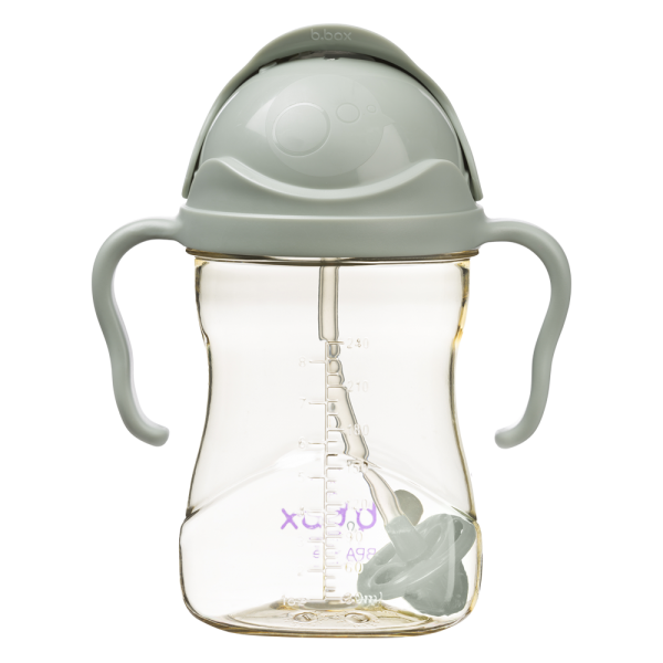 Bình nước PPSU 360 độ  cho bé tập uống nước Bbox 240ml (sage)