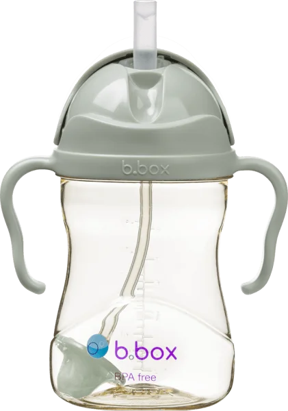 Bình nước PPSU 360 độ  cho bé tập uống nước Bbox 240ml (sage)