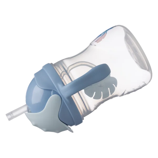 Bình nước 360 độ cho bé tập uống nước Bbox 240ml (Xanh dương, stitch)