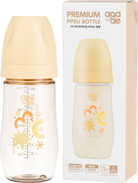 Combo 2 Bình sữa PPSU Aga-ae cao cấp 270ml (nắng mai)