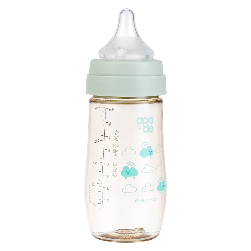 Bình sữa PPSU Aga-ae cao cấp 270ml (mây xanh)