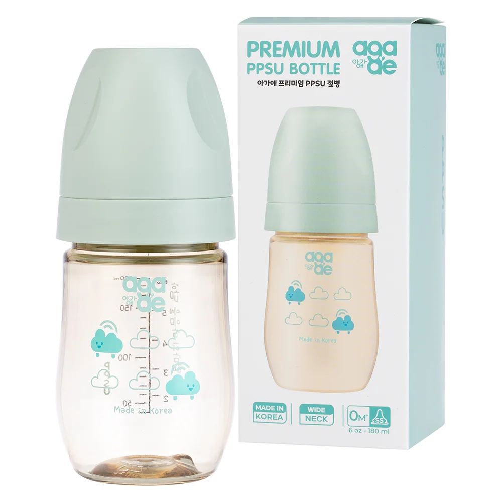 Bình sữa PPSU Aga-ae cao cấp 180ml (mây xanh)