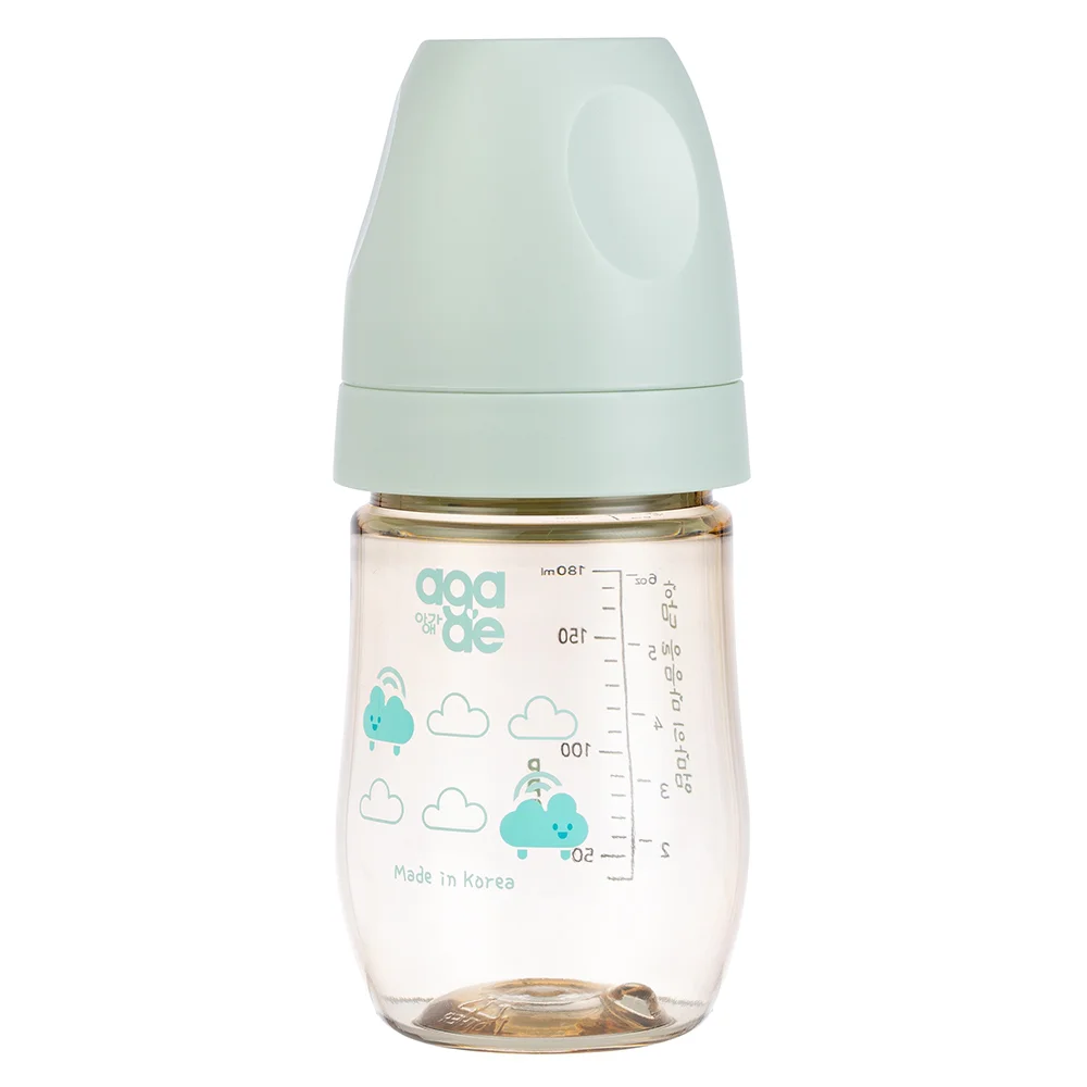 Combo 2 Bình sữa PPSU Aga-ae cao cấp 180ml (mây xanh)