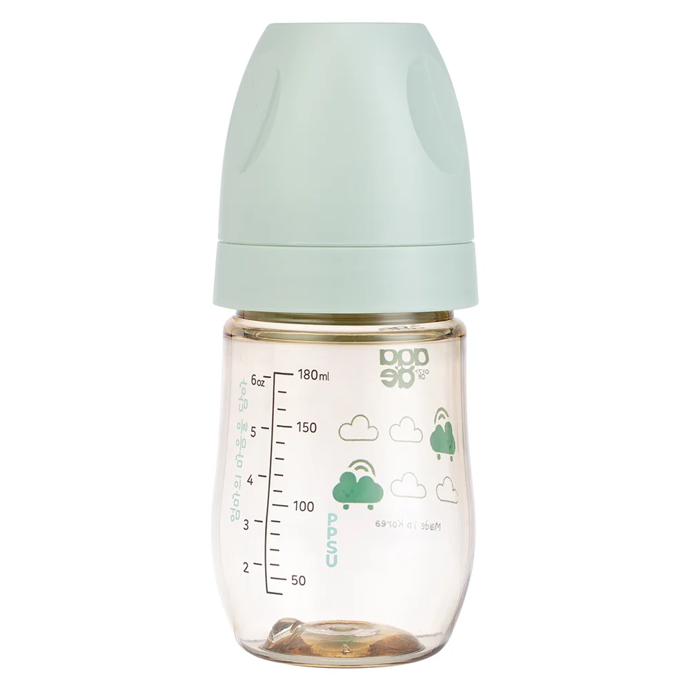 Combo 2 Bình sữa PPSU Aga-ae cao cấp 180ml (mây xanh)