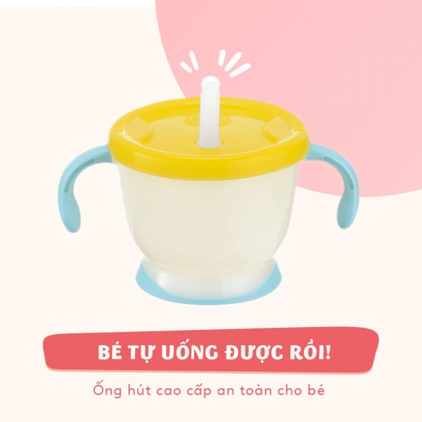 Cốc tập uống 3 giai đoạn Richell 150ml (tay xanh lam, 2CU422012)