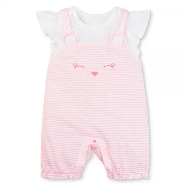 Bodysuit bé gái đùi Animo VD0525011 (0-12M,Hồng,NN02)