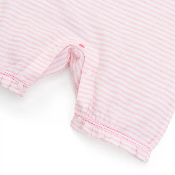 Bodysuit bé gái đùi Animo VD0525011 (0-12M,Hồng,NN02)