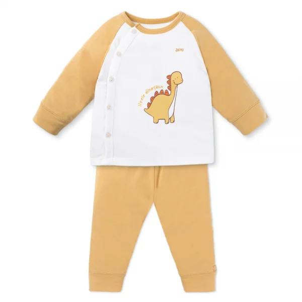 Set 2 bộ modal kháng khuẩn dài Animo VD0325030 (0-24M,Vàng-trắng,TT06)