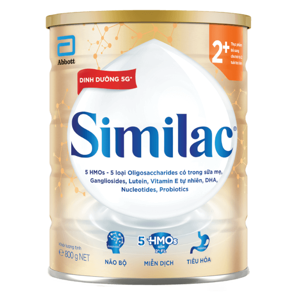 Sữa Similac 2+ 800g (Từ 2 tuổi) (Bao bì cũ: 850g - Giao bao bì ngẫu nhiên)