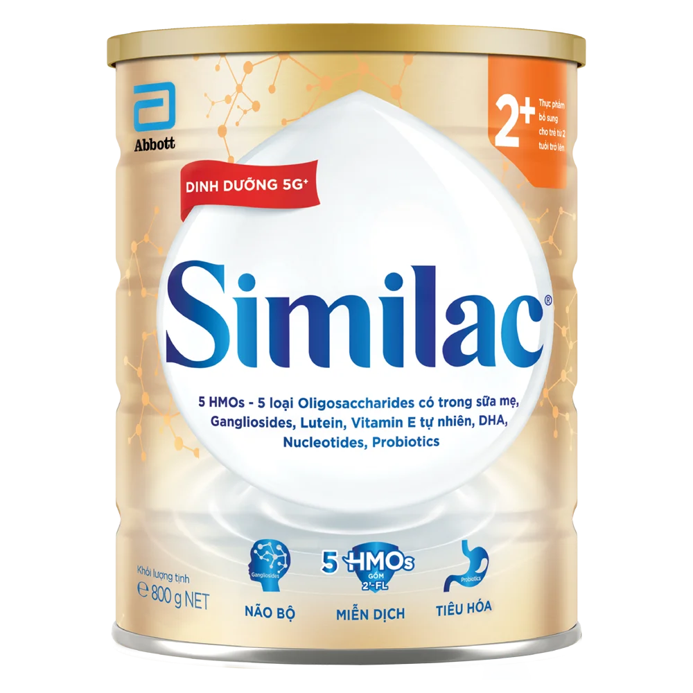 Sữa Similac 2+ 800g (Từ 2 tuổi) (Bao bì cũ: 850g - Giao bao bì ngẫu nhiên)