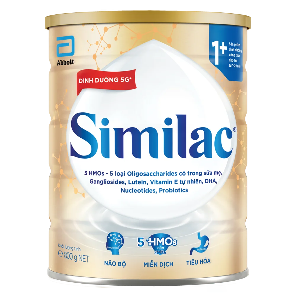 Sữa Similac 1+ 800g (1-2 tuổi) (Bao bì cũ: 850g - Giao bao bì ngẫu nhiên)