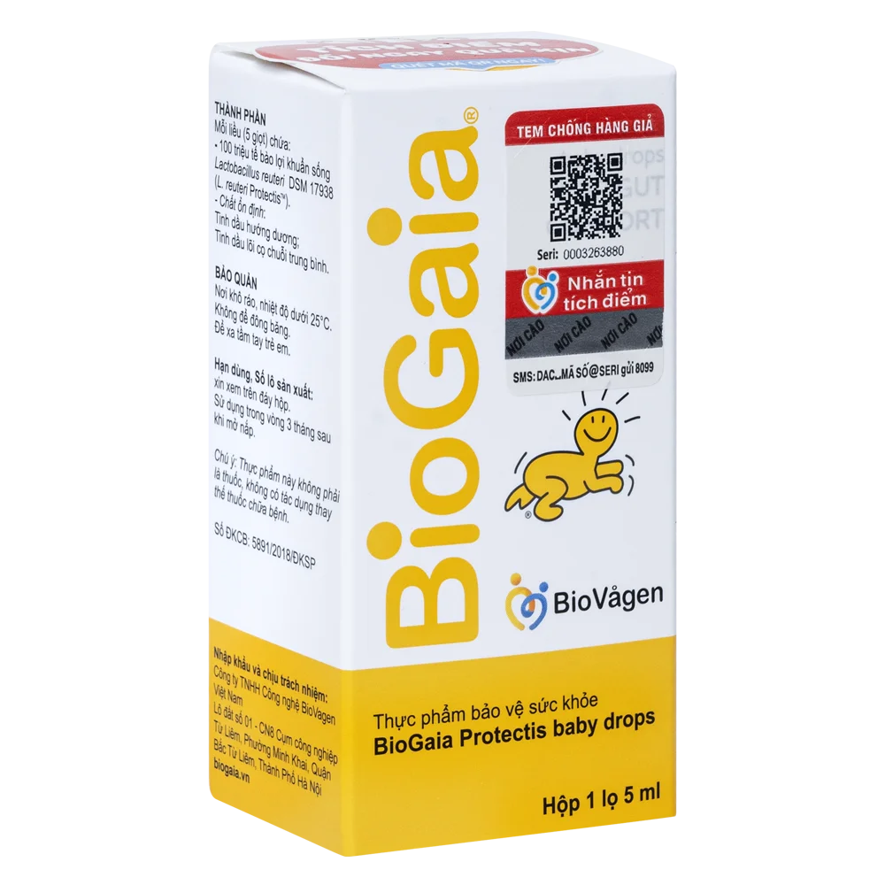 Thực phẩm bảo vệ sức khỏe BioGaia Protectis baby drops