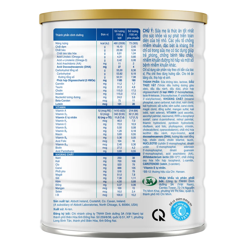 Sữa Similac Total Protection 1+ 800g (1-2 tuổi) (Bao bì cũ: 850g - Giao bao bì ngẫu nhiên)