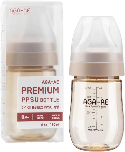 Bình sữa PPSU Aga-ae 180ml (Beige)