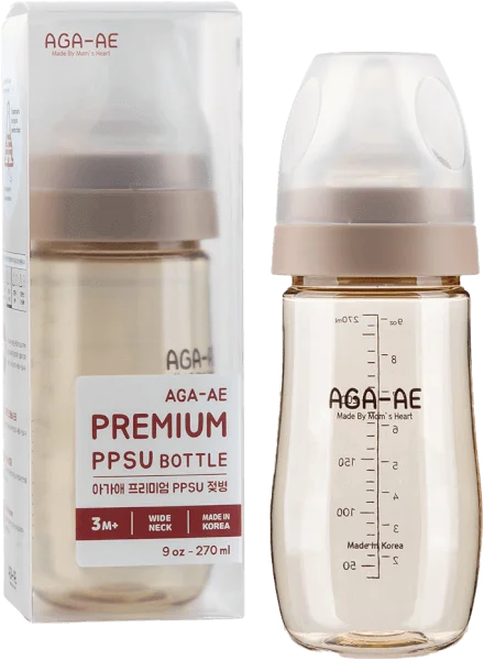 Bình sữa PPSU Aga-ae 270ml (Beige)