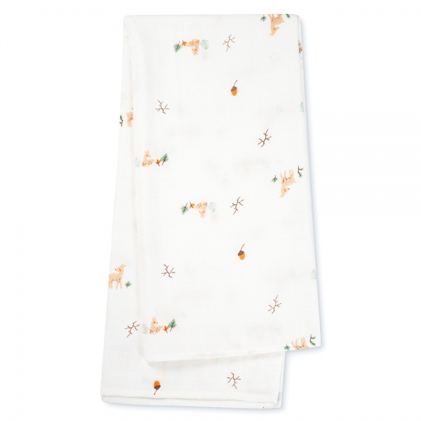 Combo 2 Khăn gạc tắm sợi tre 2 lớp Animo T2304_NBA006 (90x90cm,1 cái) (giao màu ngẫu nhiên)