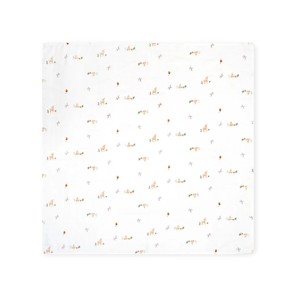 Khăn gạc tắm sợi tre 2 lớp Animo T2304_NBA006 (90x90cm,1 cái) (giao màu ngẫu nhiên)