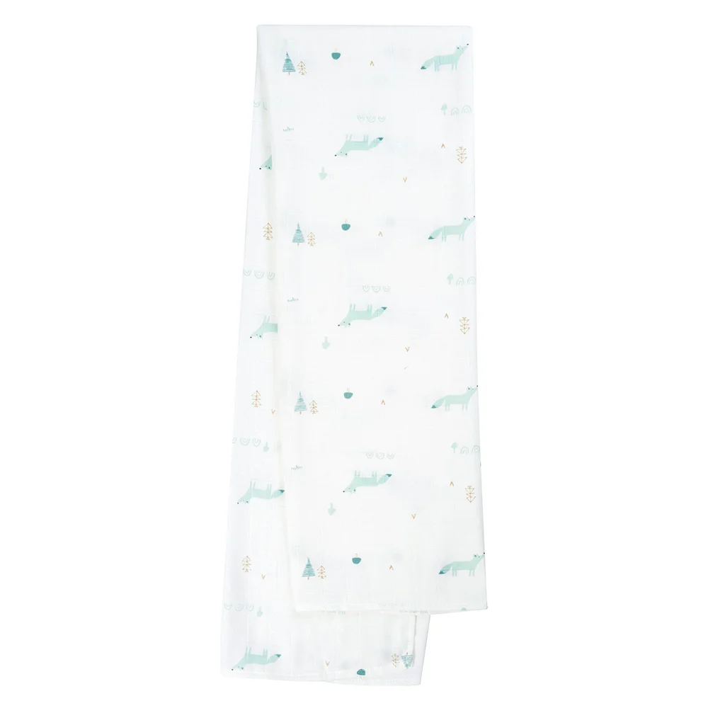 Khăn gạc tắm sợi tre 2 lớp Animo T2304_NBA005 (60x120cm,1 cái) (giao màu ngẫu nhiên)