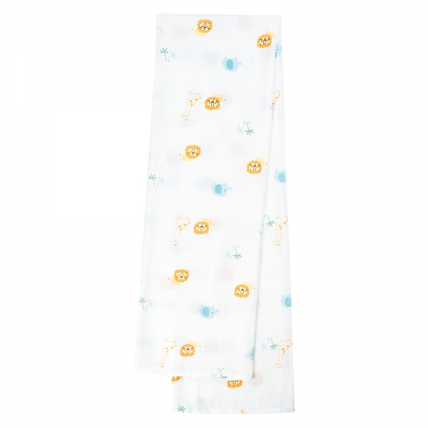 Khăn gạc tắm sợi tre 2 lớp Animo T2304_NBA005 (60x120cm,1 cái) (giao màu ngẫu nhiên)