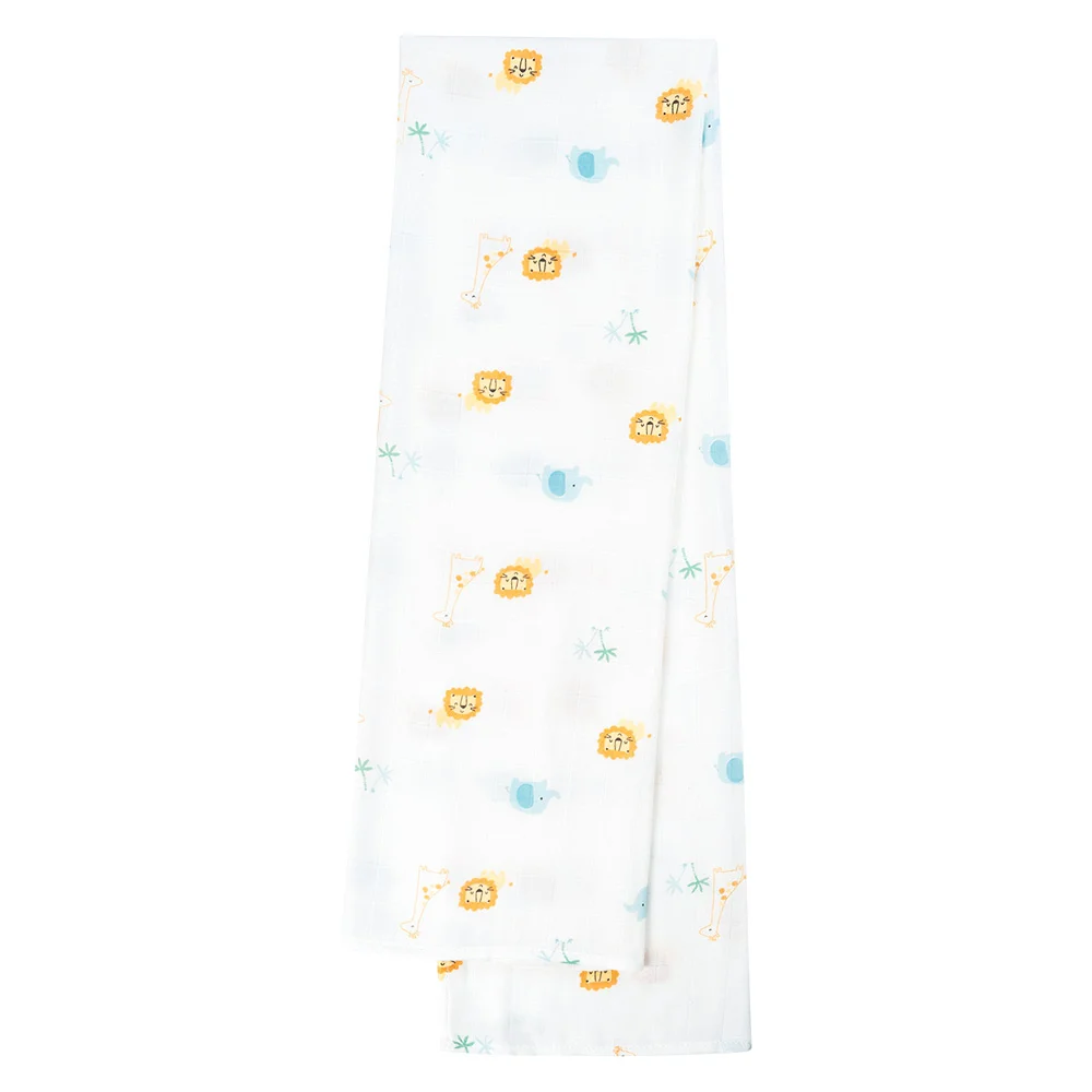 Khăn gạc tắm sợi tre 2 lớp Animo T2304_NBA005 (60x120cm,1 cái) (giao màu ngẫu nhiên)