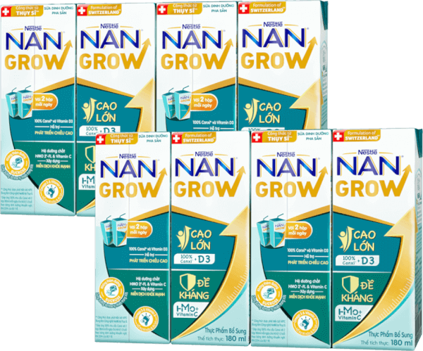Combo 2 Thực phẩm bổ sung Nestlé NANGROW 6 (4x180ml)