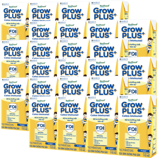 Combo 6 Thực phẩm bổ sung sữa dinh dưỡng pha sẵn GrowPLUS+ Colos Immunel, 4x110ml (trên 1 tuổi)
