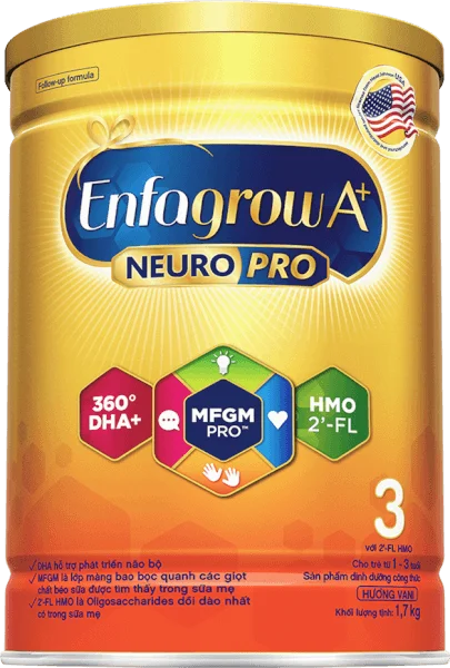 Sữa Enfagrow A+ số 3 1700g (1-3 tuổi) 2Flex