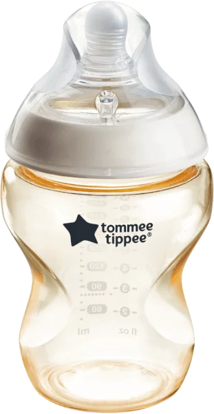 Bình Sữa PPSU Ty Siêu Mềm Tự Nhiên Tommee Tippee Natural Start 260ml, Núm Ty Đi Kèm 3-6 Tháng