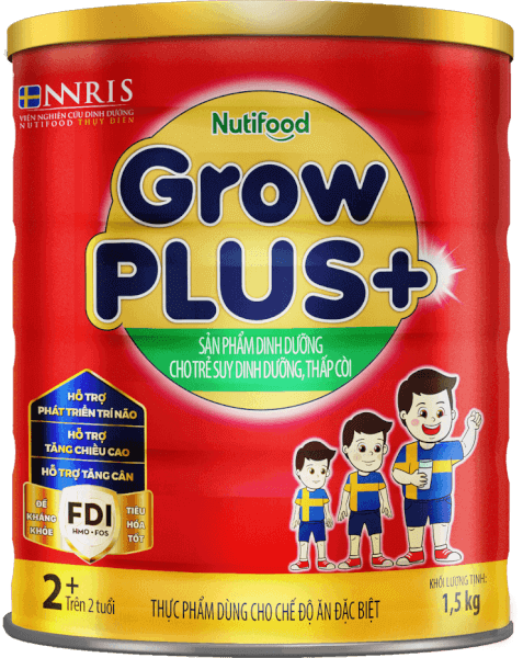 Sữa GrowPLUS+ Đỏ 2+ 1.5kg (Từ 2 tuổi)