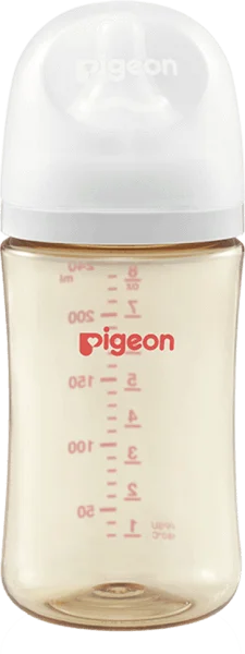 Bình Sữa Pigeon PPSU Softouch Baby-Friendly World 240ml (M)