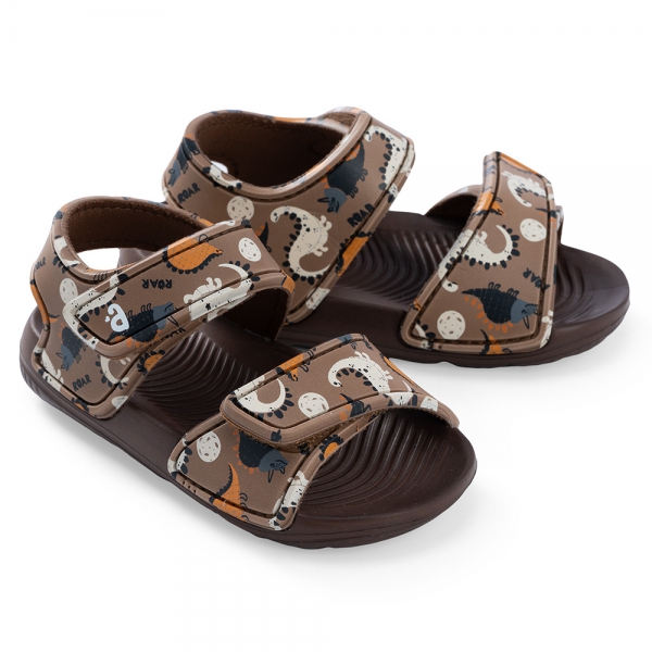 Sandal bé trai Animo A2504_JK002 (17-23,Nâu đậm)