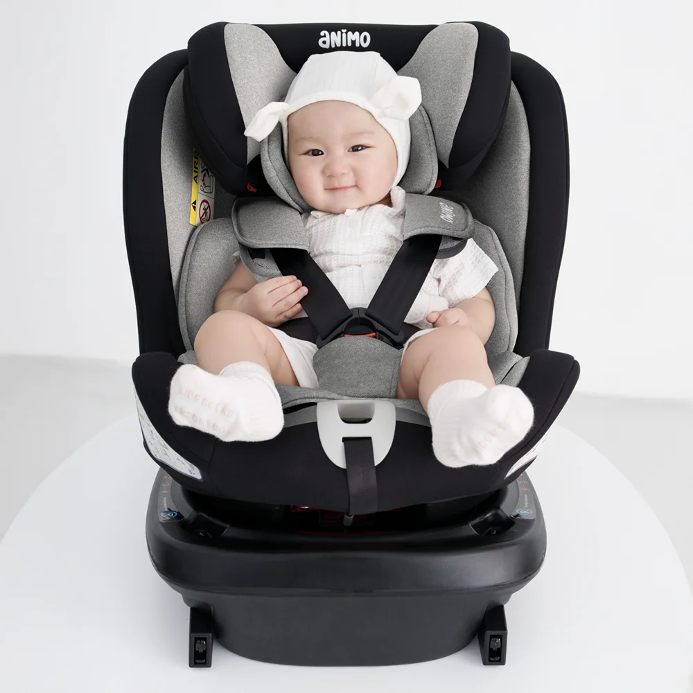 Ghế ngồi ô tô Animo OneFit Isofix 360 (0-36kg, R44, CS008, Stone Gray)