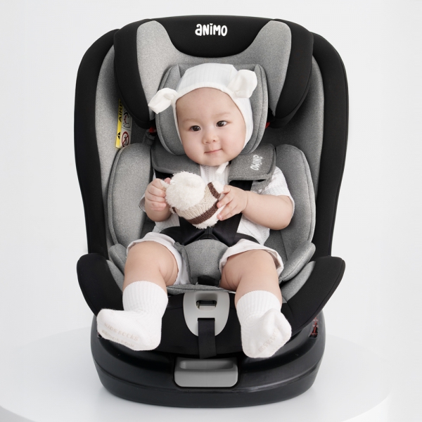Ghế ngồi ô tô Animo OneFit Isofix 360 (0-12Y, R44, CS008, Stone Gray)