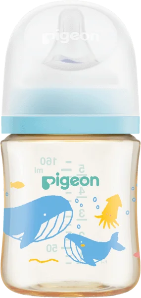 Bình Sữa Pigeon PPSU Softouch Baby-Friendly World 160ml, đại dương(SS)