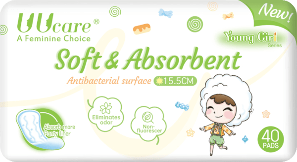 BVS UUCare hàng ngày Young Girl 15cm (40 miếng)