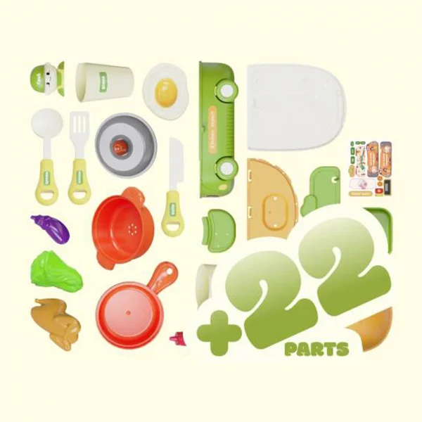 Xe ô tô 2in1 mô phỏng nhà bếp kèm phụ kiện CY632396 C503