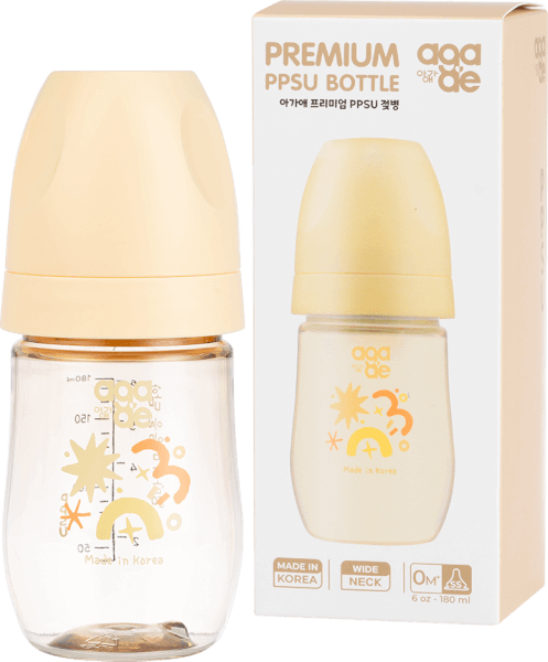 Bình sữa PPSU Aga-ae cao cấp 180ml (nắng mai)