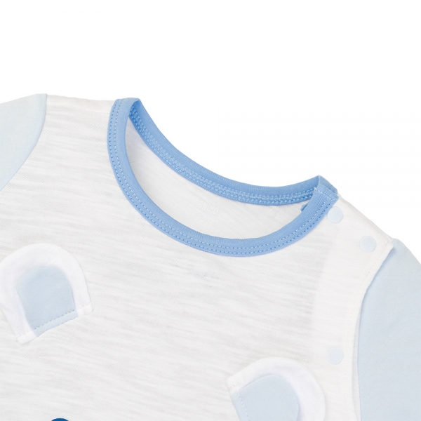 Bodysuit bé trai đùi Animo VD0525007 (0-12M,Xanh,NN02)