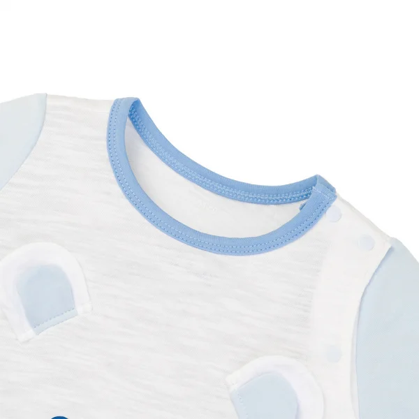 Bodysuit bé trai đùi Animo VD0525007 (0-12M,Xanh,NN02)