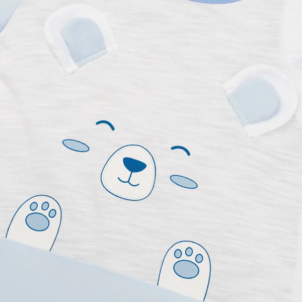 Bodysuit bé trai đùi Animo VD0525007 (0-12M,Xanh,NN02)