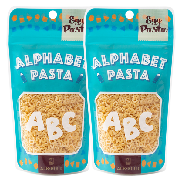 Combo 2 Mì nui trứng Egg Pasta hình chữ cái ABC