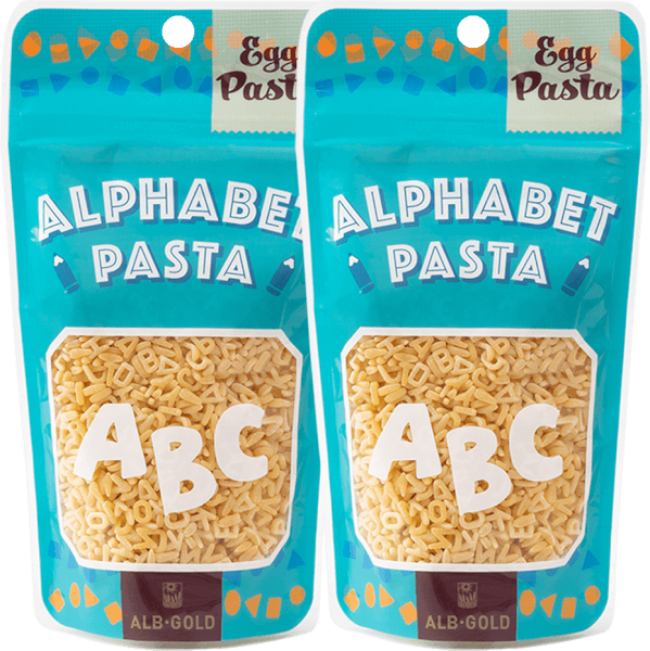 Combo 2 Mì nui trứng Egg Pasta hình chữ cái ABC