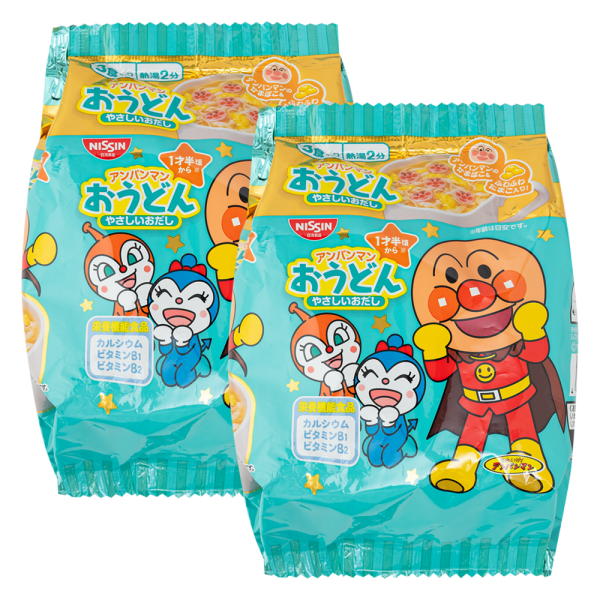 Combo 2 Thực phẩm bổ sung: Mì udon ANPANMAN