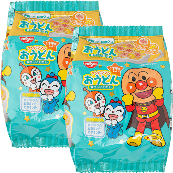 Combo 2 Thực phẩm bổ sung: Mì udon ANPANMAN