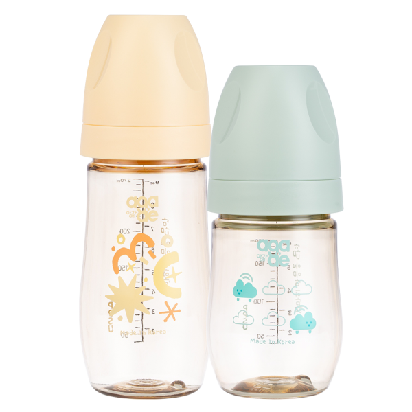 Combo 2 bình sữa PPSU Aga-ae: 180ml (mây xanh) và  270ml (nắng mai)