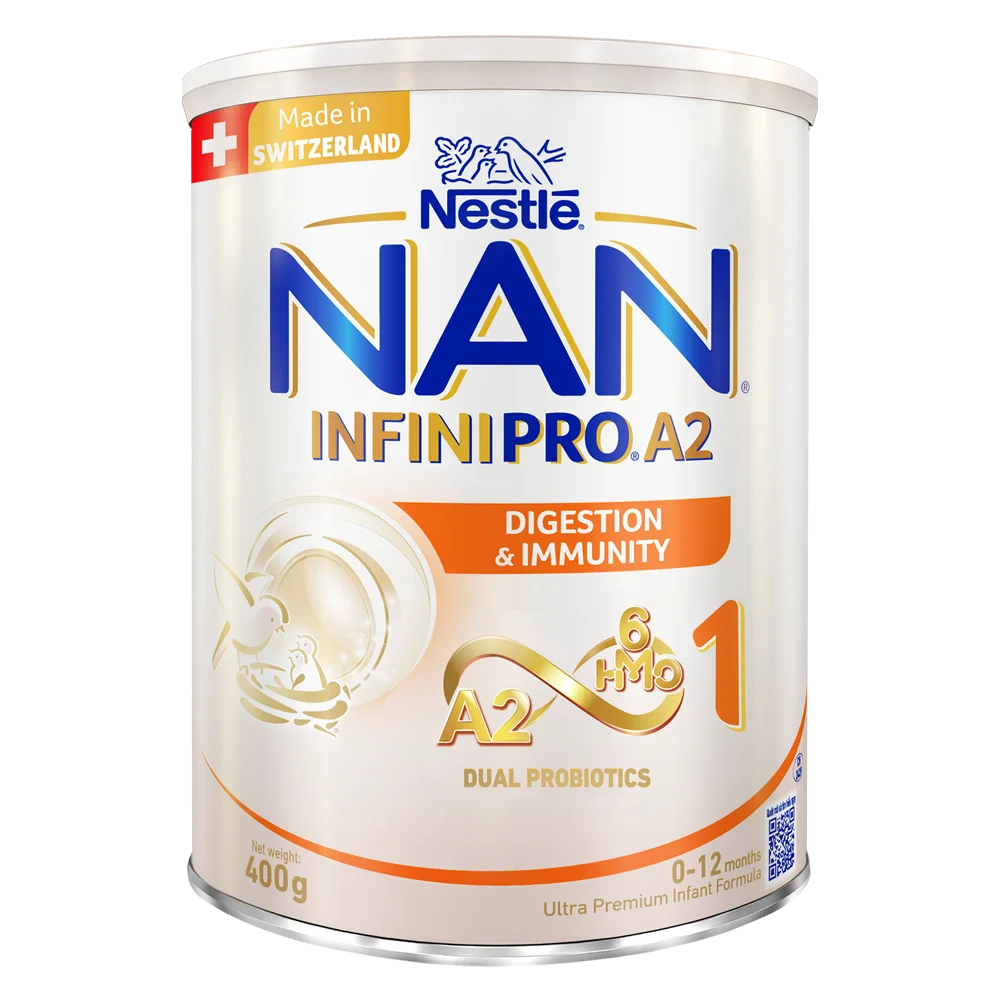 Sữa Nestlé NAN INFINIPRO A2 số 1 400g (6HMO) (0-1 tuổi)